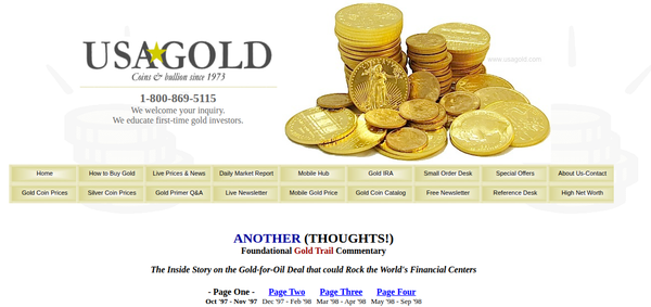 The USA Gold Trail